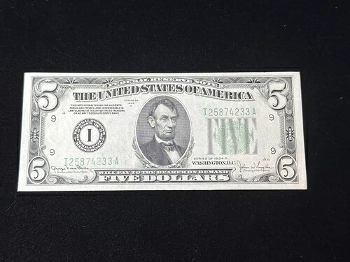 1934 D $5 FRN ミネアポリス 美しい XF から AU 紙幣!!!! 38,610円