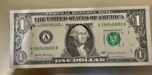 ファンシーシリアル番号 $1 (08040880very Cool4-of-a Kind & One Triple All #Are Even-