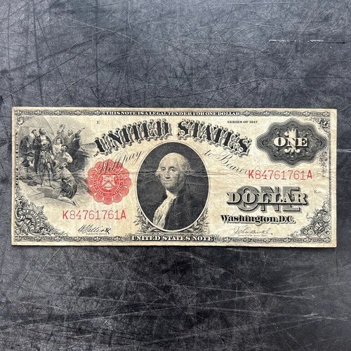 1917年の1ドル紙幣