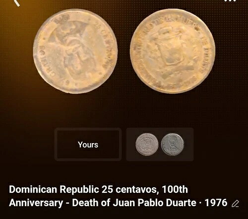 1976年 ドミニオン共和国 25センタボ 100周年記念銀貨 NGC PF69|WORLD RESOURCE【QUEEN店】