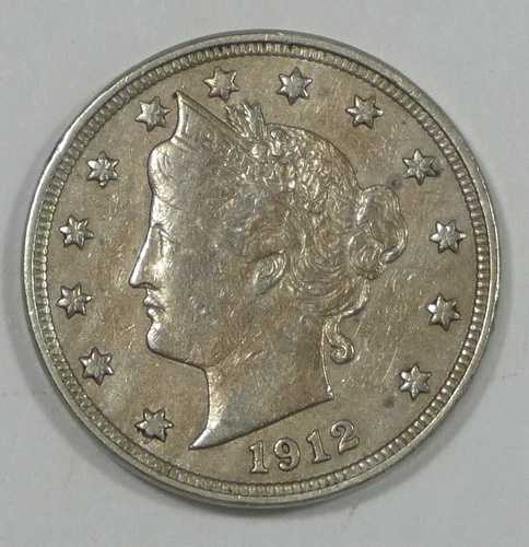 お買い得！1912年 リバティ/「V」ニッケル 極美品 5セント