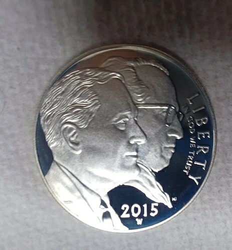 2015-W マーチ・オブ・ダイムズ記念1ドル銀貨 - PFディープカメオ。ビデオ M040