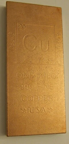 1キロ銅 0.999 米国製