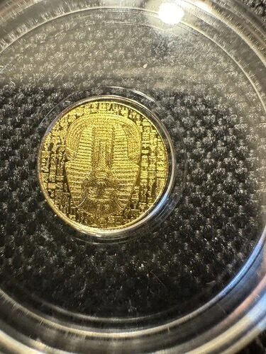 1/200オンス .999 純金ラウンド ? ホルスの目 ? エジプト分数地金