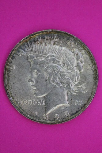 トーンハイグレード 1923年 P リバティピース シルバードル フィラデルフィア造幣局コイン 230