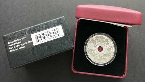 *** カナダ 2009 年 8 ドル 純銀貨 *** 知恵のメープル ***