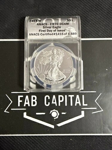 2014年 Wプルーフ シルバーイーグル PR70 DCAM ANACS 初日発行 1415/4889 39,325円
