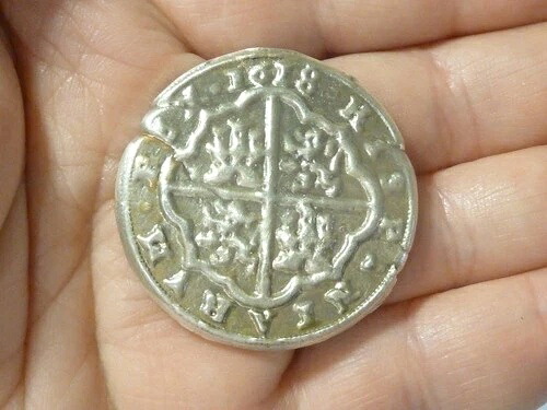 1618年製 スペイン 8レアル 1.60オンス ハンドメイド ラウンドシルバー 39,325円