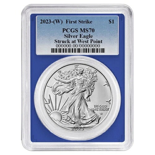 2023 (W) $1 1オンス シルバー アメリカンイーグル PCGS MS70 FS ブルーラベル ブルーフレーム-