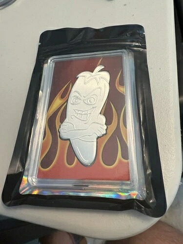 STL Mint 1 OZ シルバー バー Sizzlin Sam 発行枚数 777 枚、未開封!!!