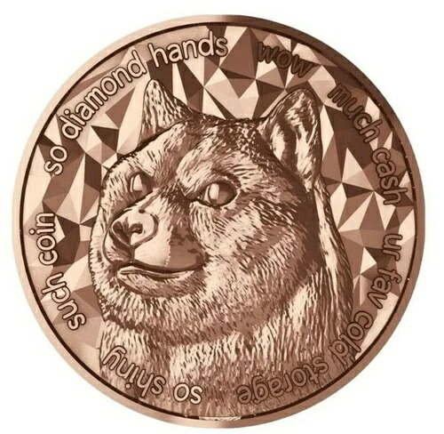 DOGECOIN 20枚パック 1オンス .999 純銅地金 2021年ミント