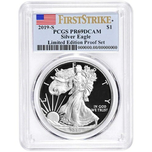 2019-S 限定版プルーフセット $1 1オンス アメリカンシルバーイーグル PCGS PR69DCAM FS 39,325円