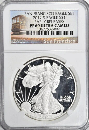 2012-S シルバーイーグル $1 ~ SF セット ~ NGC PF69 ウルトラカメオ アーリーリリース INV#002