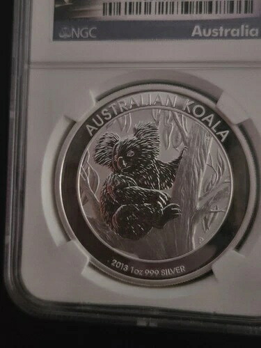 2013年 オーストラリア コアラ NGC Ms70 1オンス シルバー アーリーリリース