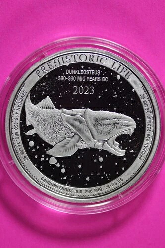 ジェム 2023 ダンクルオステウス コンゴ 1オンス シルバー 正規品 20フラン ミントカプセル C37
