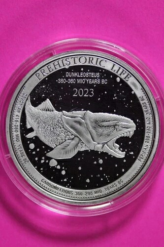 ジェム 2023 ダンクルオステウス コンゴ 1オンス シルバー 正規品 20フラン ミントカプセル C100