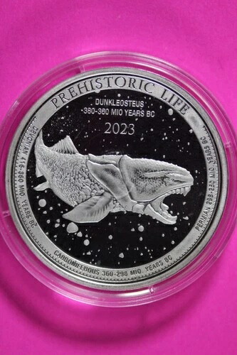 ジェム 2023 ダンクルオステウス コンゴ 1オンス シルバー 正規品 20フラン ミントカプセル C179