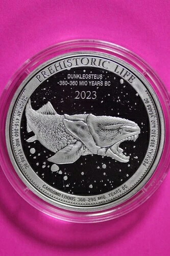 ジェム 2023 ダンクルオステウス コンゴ 1オンス シルバー 正規品 20フラン ミントカプセル C186