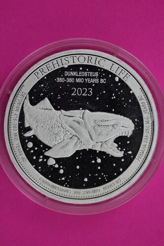 ジェム 2023 ダンクルオステウス コンゴ 1オンス シルバー 正規品 20フラン ミントカプセル C178
