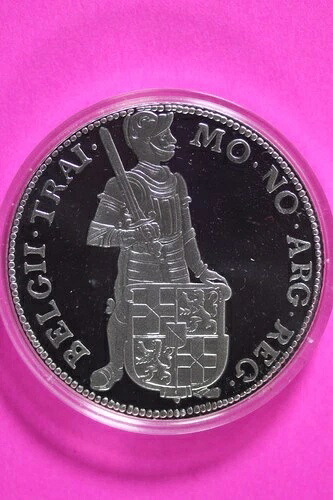 1999年 オランダ ドゥカート ディープカメオ プルーフ銀貨 ミントカプセル 本物 C193