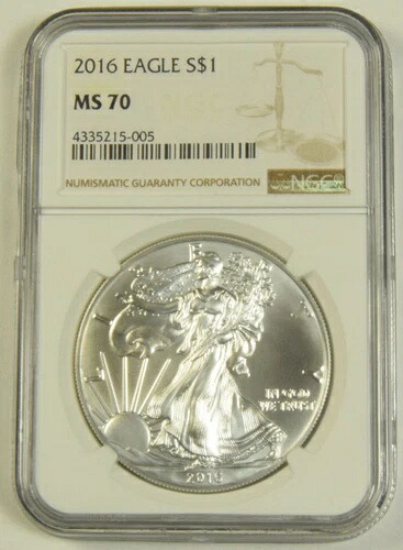 2016年 シルバーイーグル NGC MS-70 #15-005