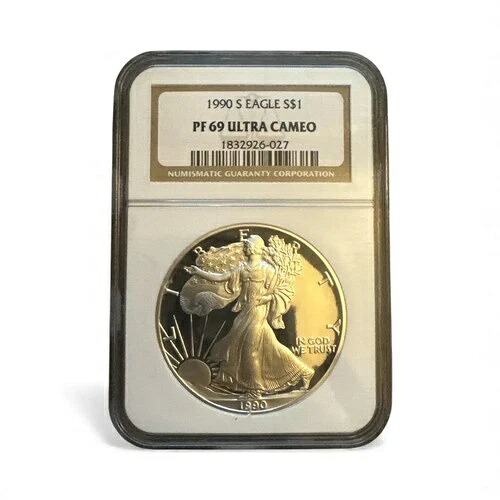 1990年 S EAGLE S$1 PF 69 ウルトラカメオ - クラシックブラウンラベル