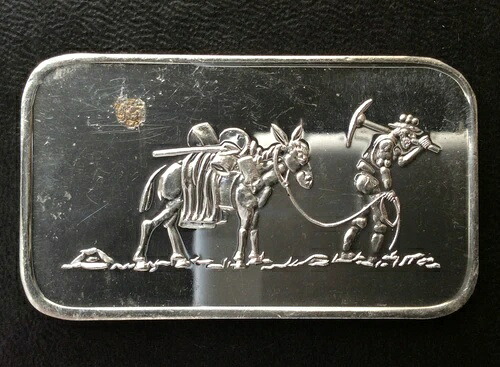 1981年 SilverTowne Mint The Miner ST-10 シルバーアートバー A3620 40,755円
