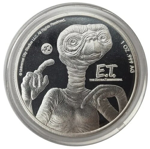 銀貨 E.T. エイリアン 2022 - ニウエ - 40周年記念 25,000枚 トップ