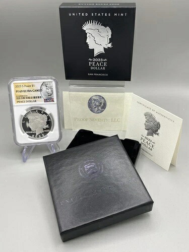 2023年 Sピース銀貨 プルーフ NGC PF69 ウルトラカメオ（OGP付き）