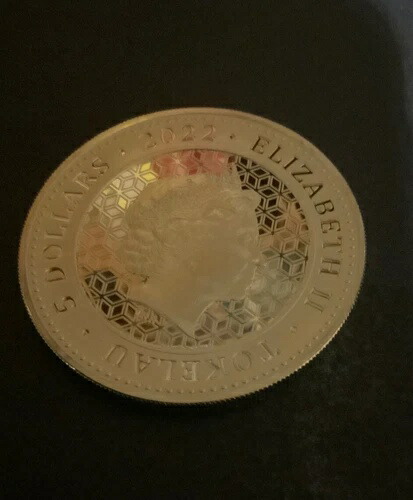 2022年トケラウ 1オンス 5ドル .9999 純銀ブルベア 41,470円