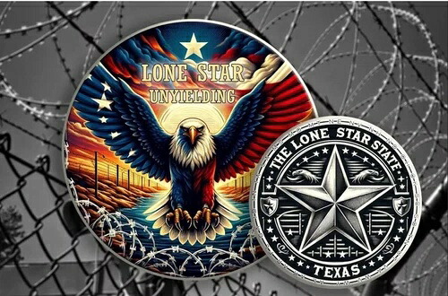 2023年 U.S.イーグル テキサス国境でのスタンドオフ エディション 1オンス シルバー .999