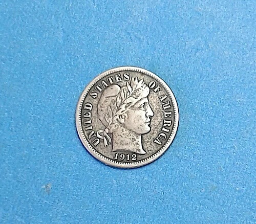 1912年 P シルバー リバティ ダイム チャールズ バーバー ヴィンテージ アンティーク 41,470円