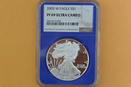 2005-W シルバーイーグルプルーフ NGC PF69 UCAM