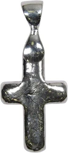 1/2オンス .999 ハンドメイド シルバー クロス（ベイル付き）