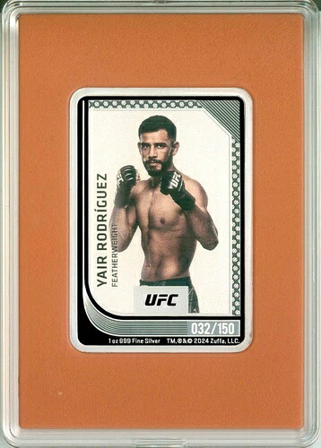 2024年 ニウエ S$2 UFC トレーディングカード コイン ヤイル・ロドリゲス 032/150