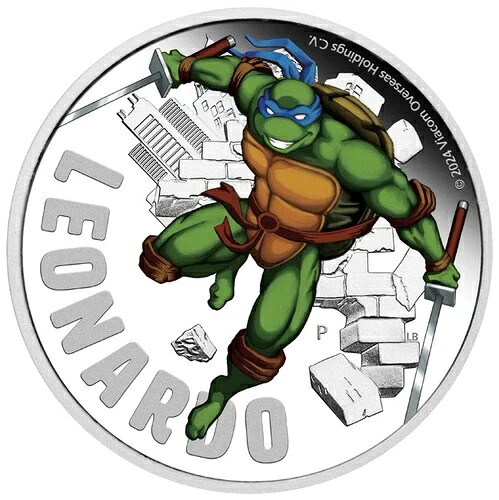 2024 1オンス ツバル シルバー レオナルド PP