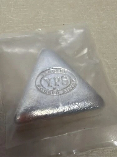 **YPS 2015 シルバー ウェッジ** 1 オンス .999 ファイン イェーガーズ 注ぎ口 ~ これまでに 325 個のみ製造!! ~