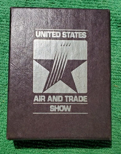 ヴィンテージ US AIR AND TRADE SHOW デイトン、オハイオ州 1994 1オンス シルバー ラウンド+オリジナルボックス JBC