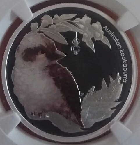 2012年 オーストラリア .999 シルバー 1/2オンス NGC PF69 ウルトラカメオ カラーライズ ベビークッカバラ