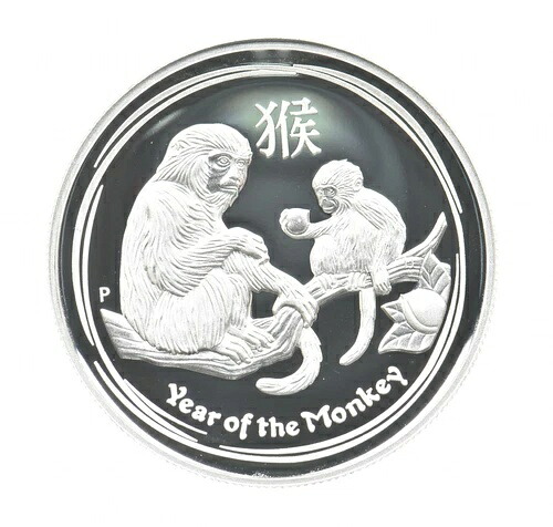 2016年 オーストラリア 1ドル銀貨 申年 1オンス 銀貨 *0547