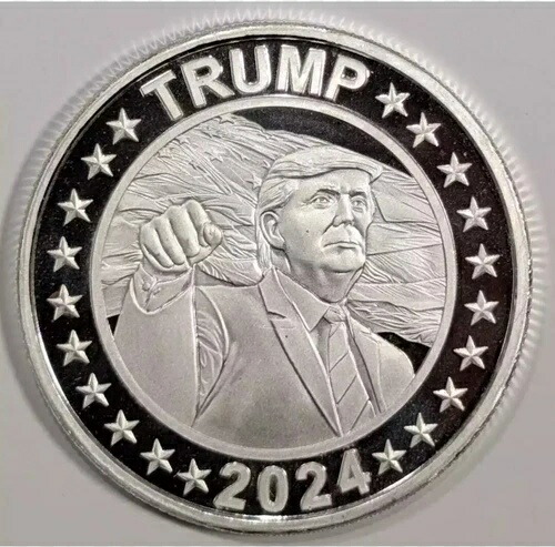 1オンス ドナルド・トランプ 2024 シルバーラウンド（新品）