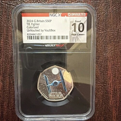 2024 GB S50P TIEファイター カラーライズ UnVaulted - VaultBox NGC プルーフ10 ウルトラカメオ