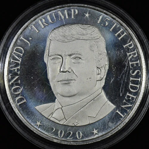 2020 1オンス シルバー ラウンド ? ドナルド・トランプ大統領 ? HM ハミルトンミント ?信頼済み?