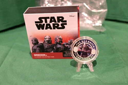 2022年 1オンス ニウエ スターウォーズ 彩色銀貨 バッドバッチ レッカーコイン 2ドル COA 41,470円