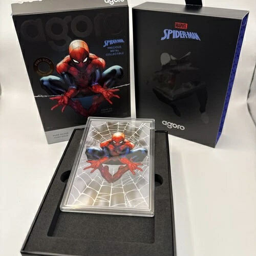 マーベル スパイダーマン アゴロ シルバー #828/3450 コイン。みんなで一緒に贈るギフトに最適です。