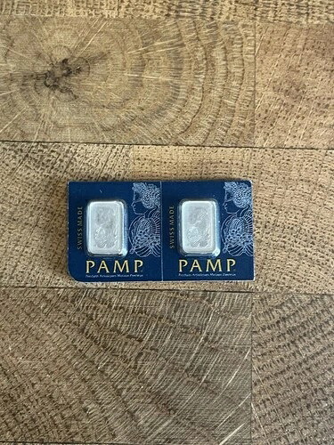 1グラムプラチナバー - PAMP Suisse Lady Fortuna In Assay *説明をご確認ください 41,470円