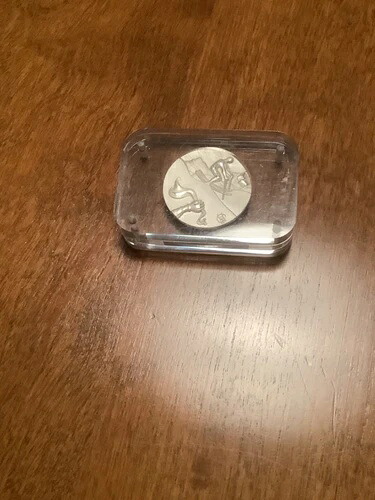 サルバドール・ダリ スキー記念 アメリカオリンピック銀貨