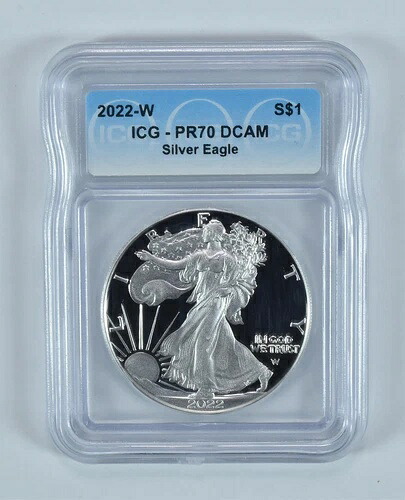 2022-W アメリカン シルバー イーグル PR70 DCAM ICG