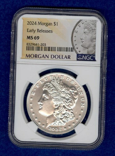 2024年モルガン記念銀貨 NGC MS69