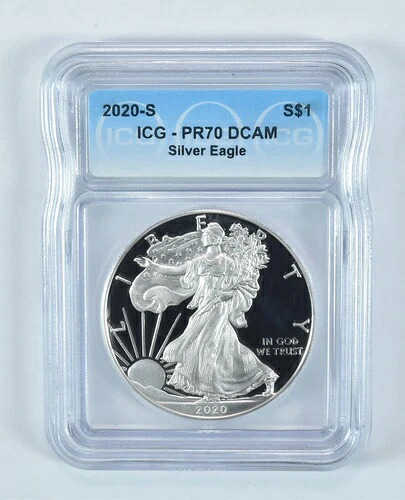 2020-S アメリカン シルバー イーグル PR70 DCAM ICG
